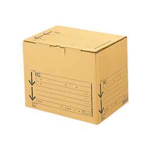 (まとめ）ライオン事務器 文書保存箱（強化タイプ）A3用 内寸：W445×D310×H330mm SC-10 1個 (×15セット)
