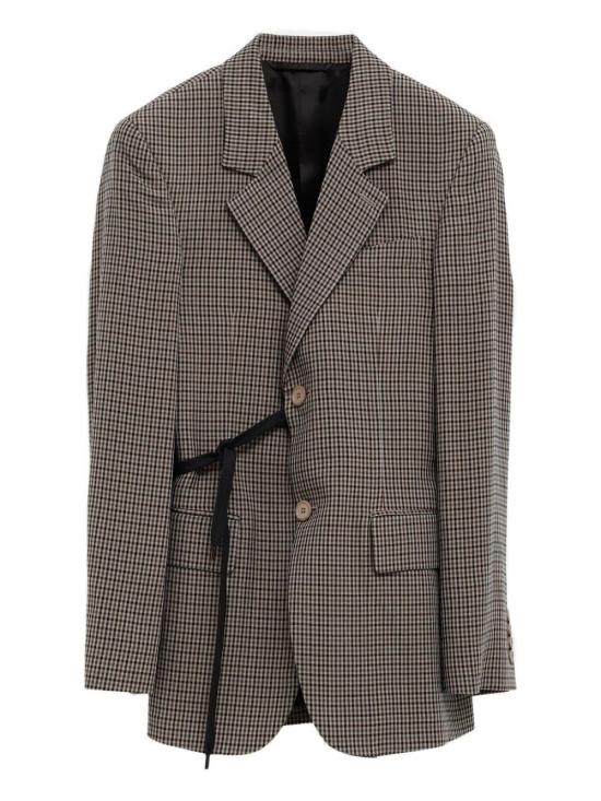 BALENCIAGA Women Suit Jackets 857365 TTO382866 Kaki