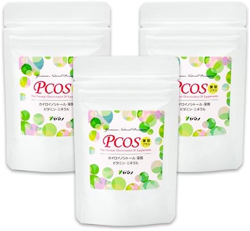 PCOS 葉酸プラス サプリメント 3袋セット