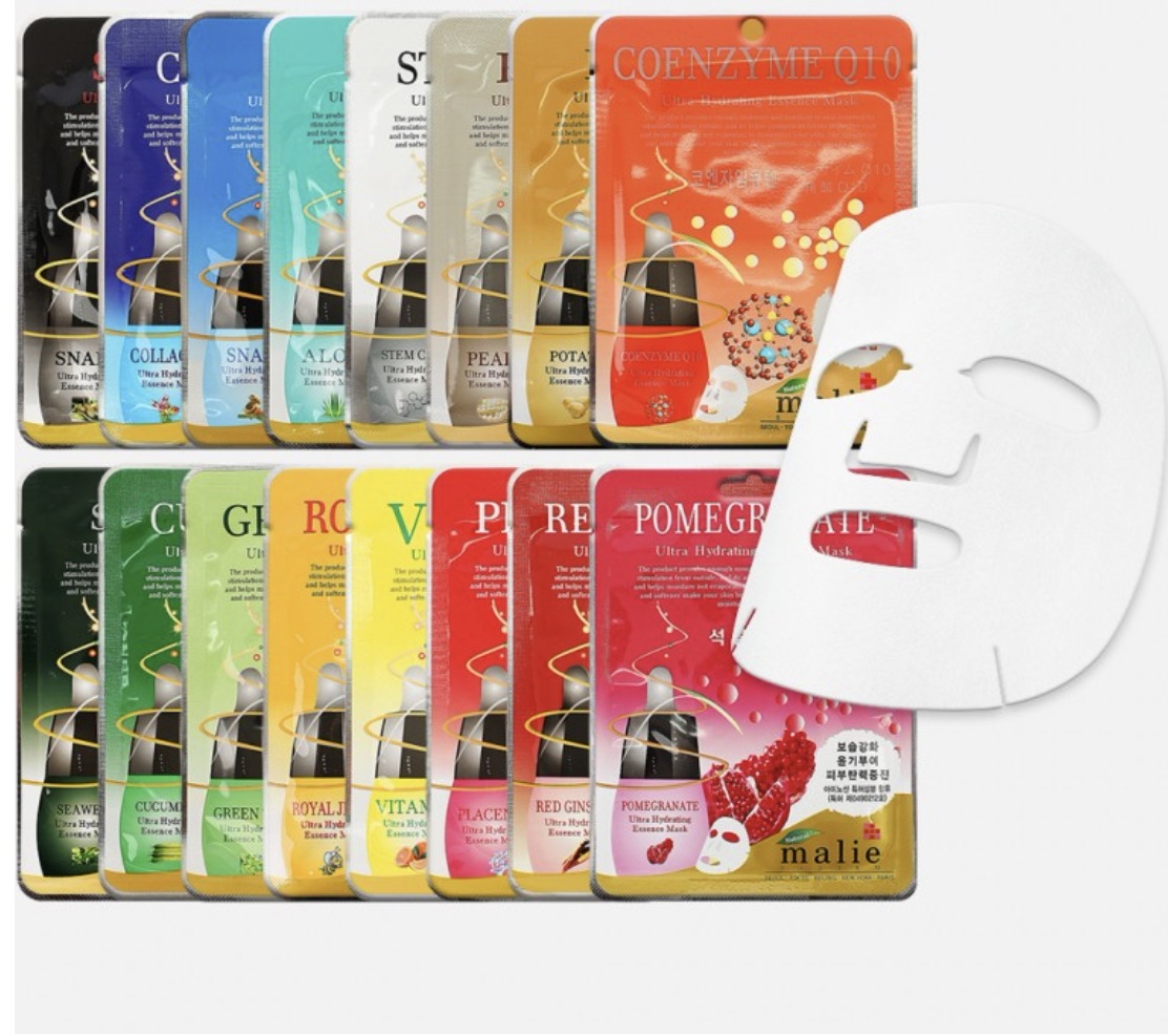 마리에 울트라 하이드레이팅 마스크팩 16types (40EA)