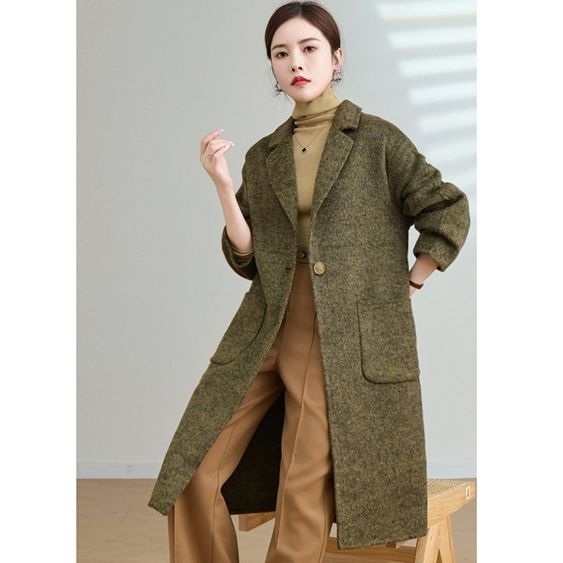 秋と冬の新作 チェスターコート ウールのコート 品質いいな新品 レディース ロングコート 令嬢 着痩せ 通勤通学/卒業式/無地 ロングコート ファッションゆったり