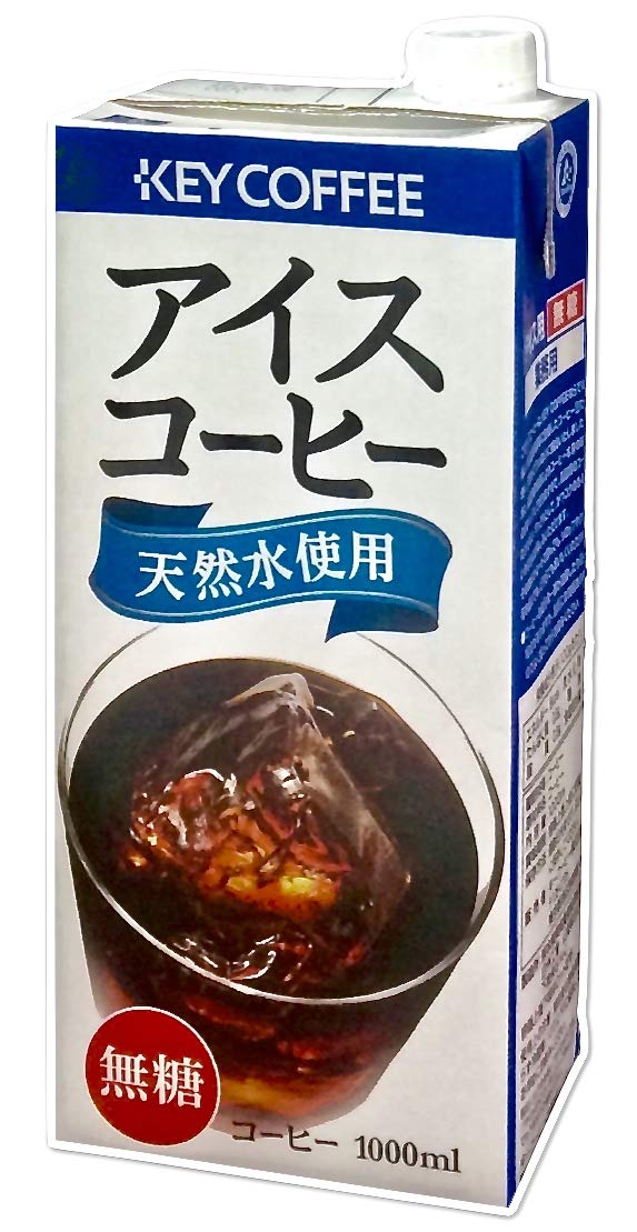 アイスコーヒー 無糖H&R(業務用) 1L×6本