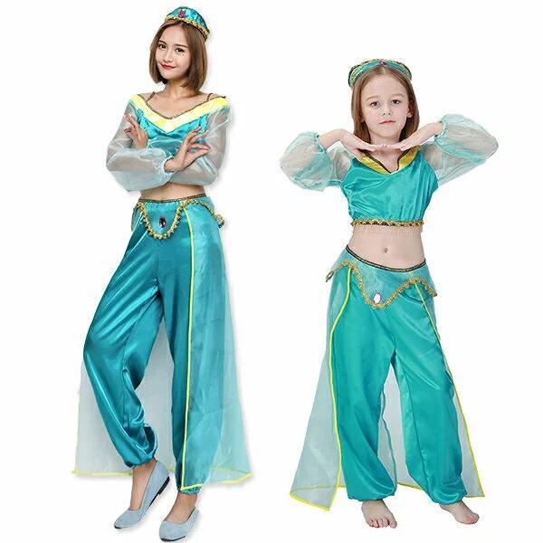 ハロウィン衣装 コスプレ アラジン 魔法のランプ 親子仮装 コスチューム アラビアン ベリーダンス アラブ 中東 大人用 女性 子供 プリンセス キッズ用