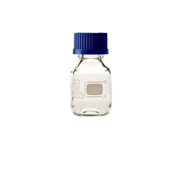 ねじ口びん（メジュームびん） 青キャップ付 50mL (017200-50A) 13,193円
