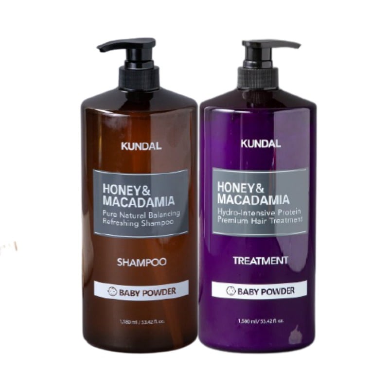 [超大容量]ネイチャーシャンプー1580ml+プロテイントリートメント1580ml ベビーパウダーの香り