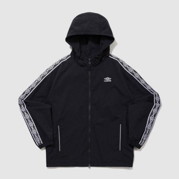 O HBL サイドダイアフードジャンパー ブラック UQ123CJK24BLK 931419