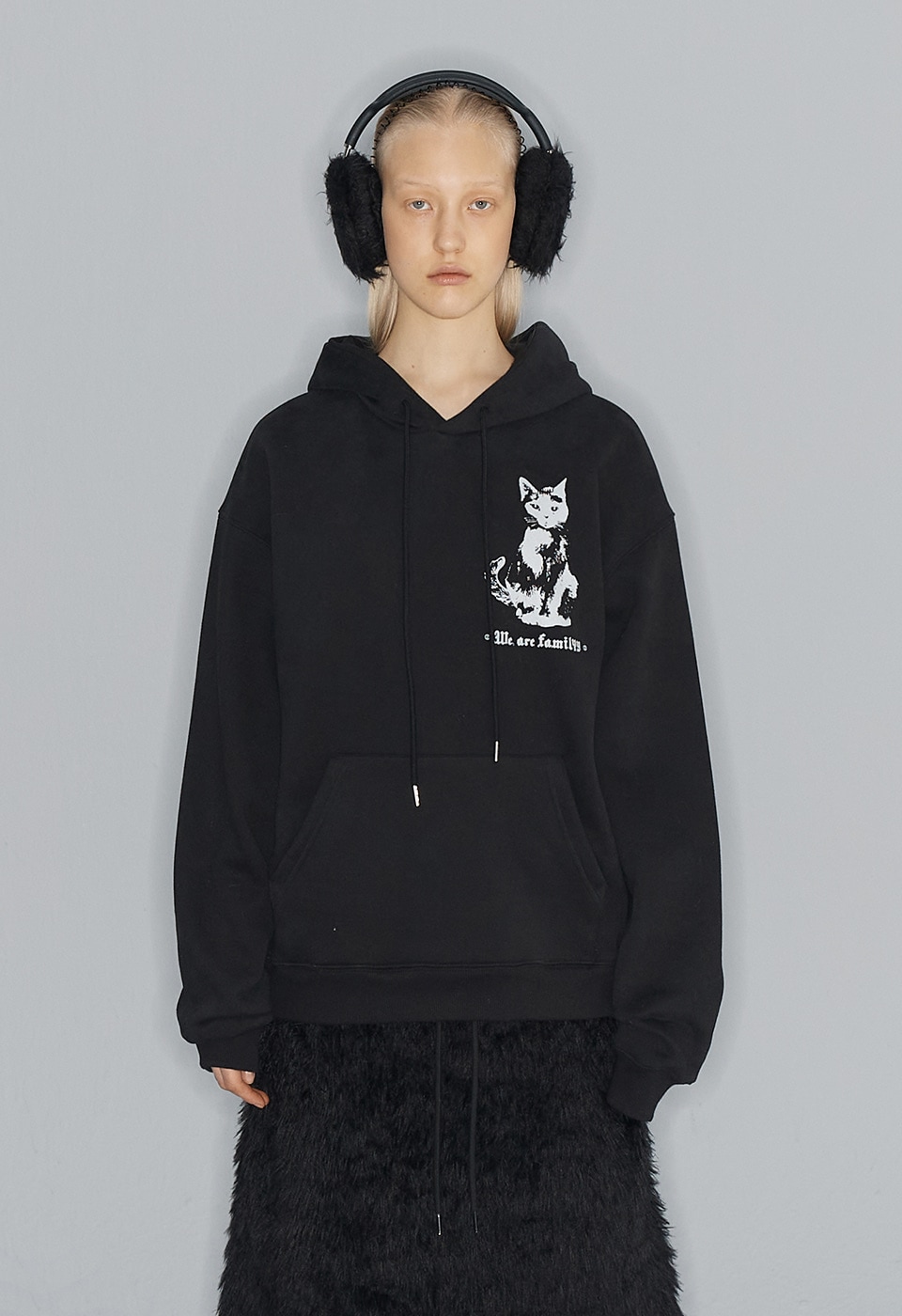 【OPEN Yy】 WE ARE FAMILYY HOODIE : BLACK 14,475円