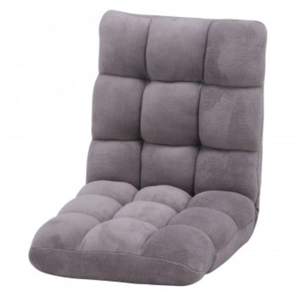 不二貿易 C/D:38148 ふわもこ フロアチェア グレージュ 0193Z