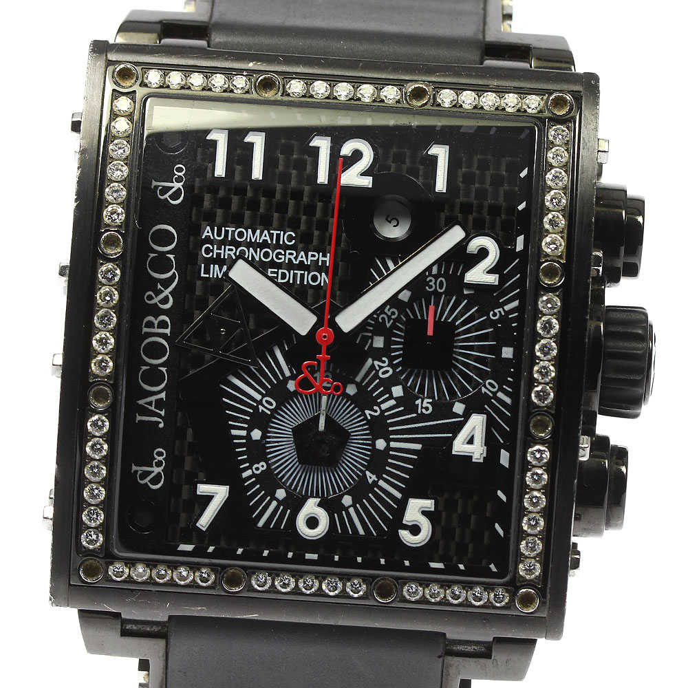 ジェイコブ JACOB&CO JC-V2Q9 エピック ダイヤベゼル 自動巻き メンズ _802097【中古】