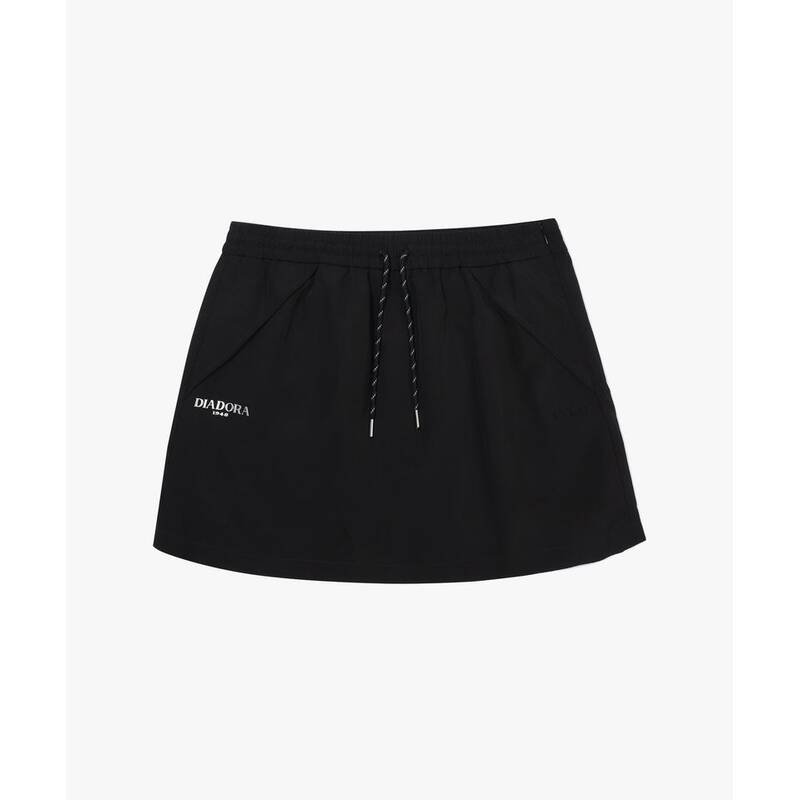 ディアドラ diadora ストリングポイント ウーブン スカート BLACK D6122LSK13BLK 417707