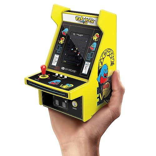 Pac-Man マイクロプレイヤープロ 6.75インチ ミニアーケードマシン 完全に遊べるビデオゲーム コレクター向け