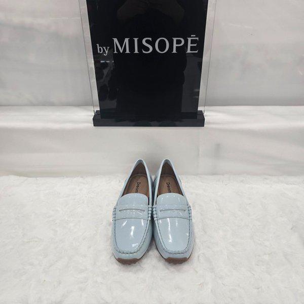 By 女性ペニーローファー 612HT419SP001 BLUE 3 JJ