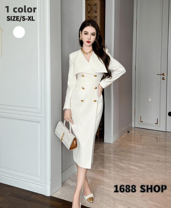 人気新作 2025 タイトワンピース 姫系ワンピース　シンプル　ワンピース インポート ひざ丈 ミドル丈 エレガント　韓国ファッション シンプル Vネック パーティドレス 長袖　お嬢様 セクシー ミニ 5,204円