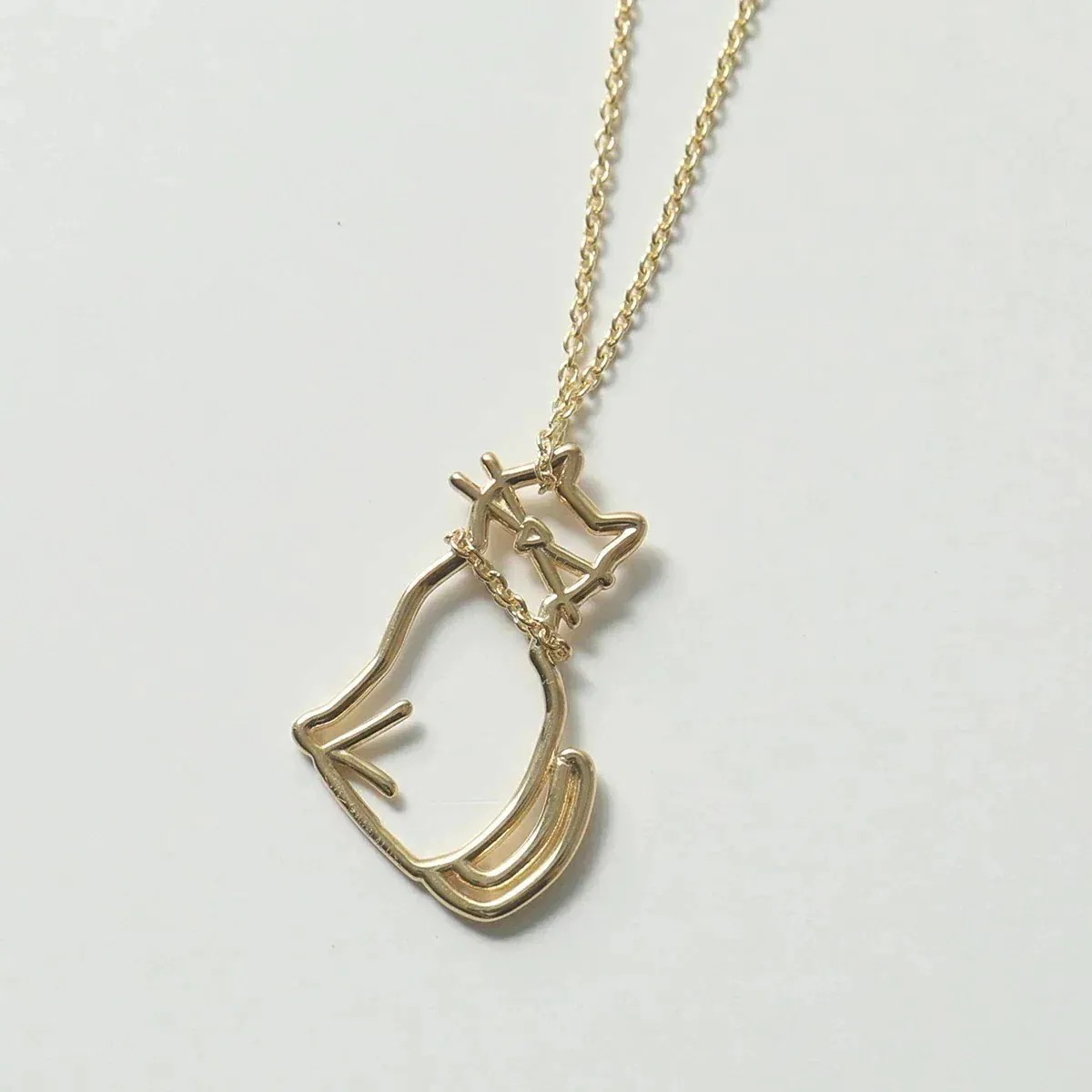 ALIITA アリータ ネックレス MIAU NECKLACE ROLO レディース 猫 モチーフ ペンダント アクセサリー YELLOW-GOLD-9KT 【