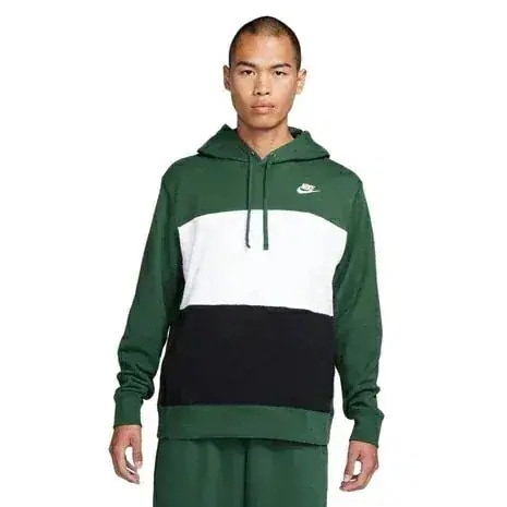 正規品 クラブ + フレンチテリー カラーブロック ロングスリーブ フーディ FB7416 323