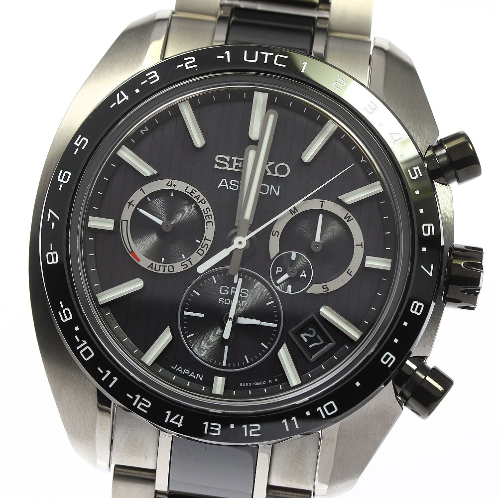 セイコー SEIKO SBXC085/5X53-0BF0 アストロン GPS ソーラー電波 メンズ 美品 箱付き_805298【中古】