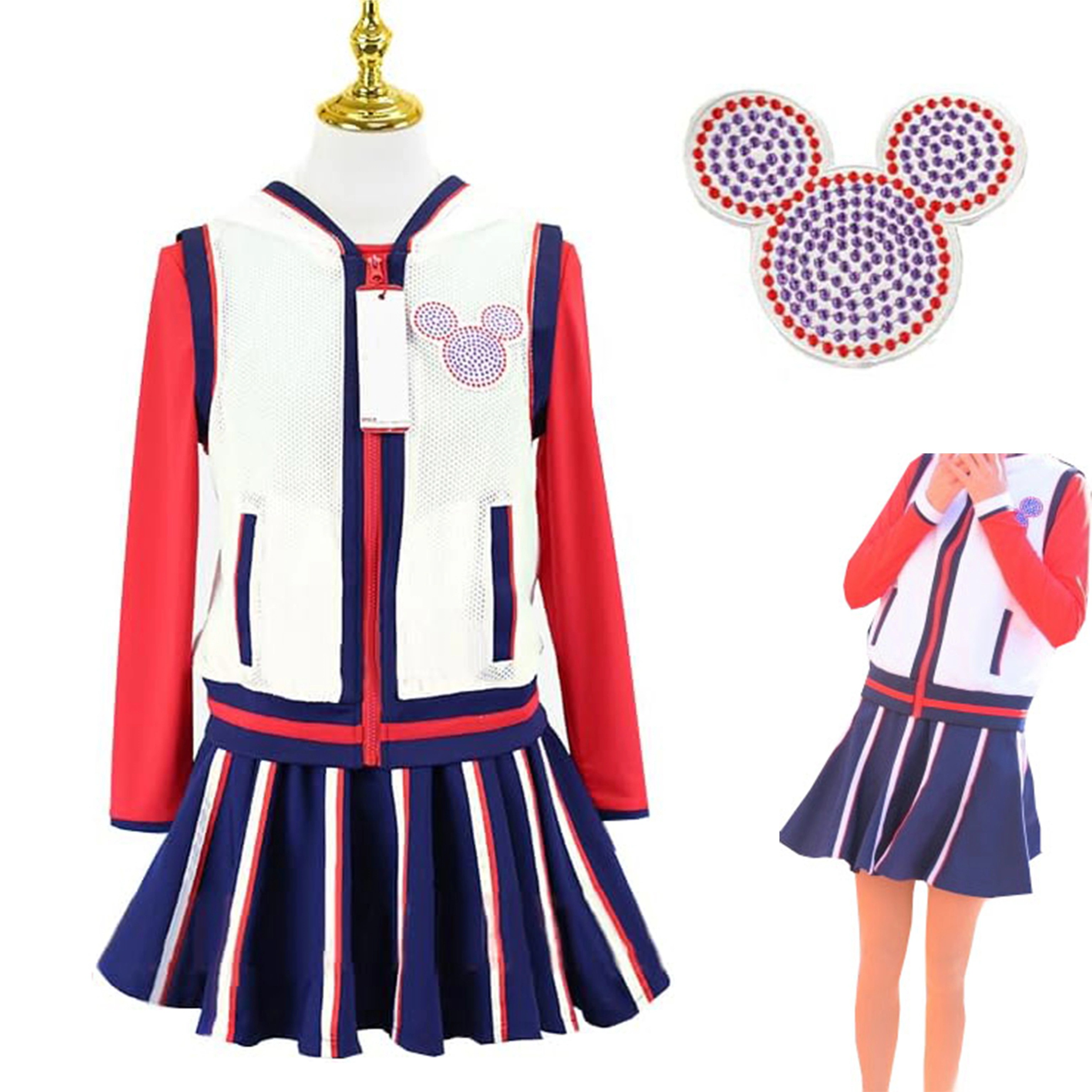 【全シリーズ発売中】 【値引き中】衣装 コスプレ ズボン スカート ジャンボリミッキー 衣装 3点セット レッツダンススカートズボン コスプレ衣装 半袖長袖 男性ダンサー 女性 刺繍模様 衣装 ジャ