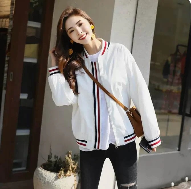 アウター シャンパー ショート丈 長袖 前開き かわいい シンプル カジュアル 大人 大人女子