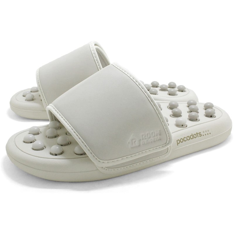 ポカドッツ ルームサンダル CHR-007 カジュアルサンダル (chr007-gry)