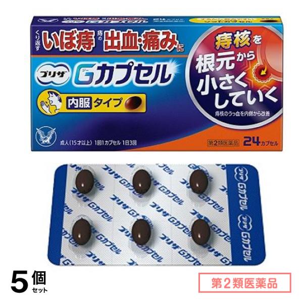 第２類医薬品 プリザ Gカプセル 24カプセル入 5個セット