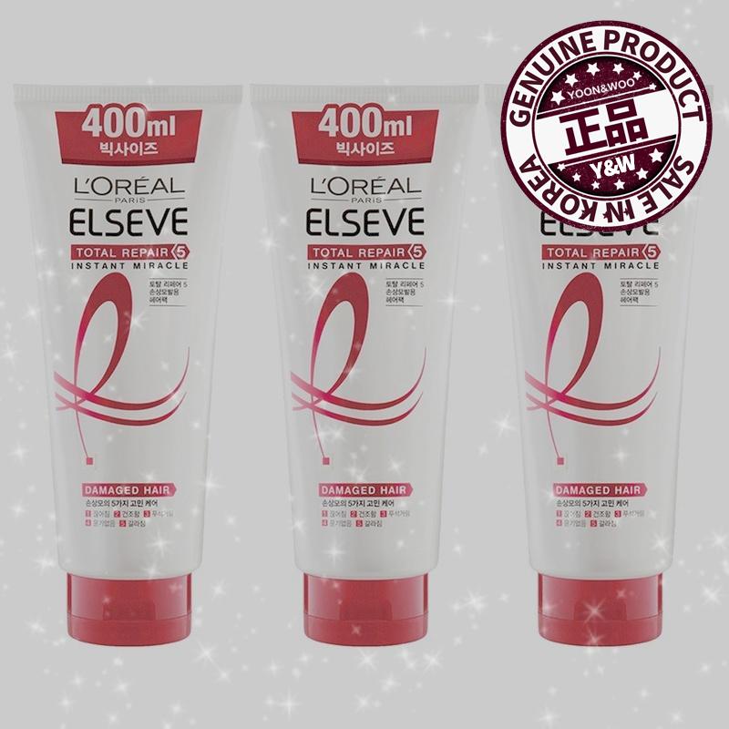 ロレアルパリトータルリペア5インスタントミラクルヘアパック/ 400ml / 3個