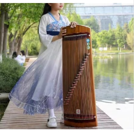 古箏　演奏古箏　古箏木原色　キッズ成人　弦楽器　携帯便利国立楽器
