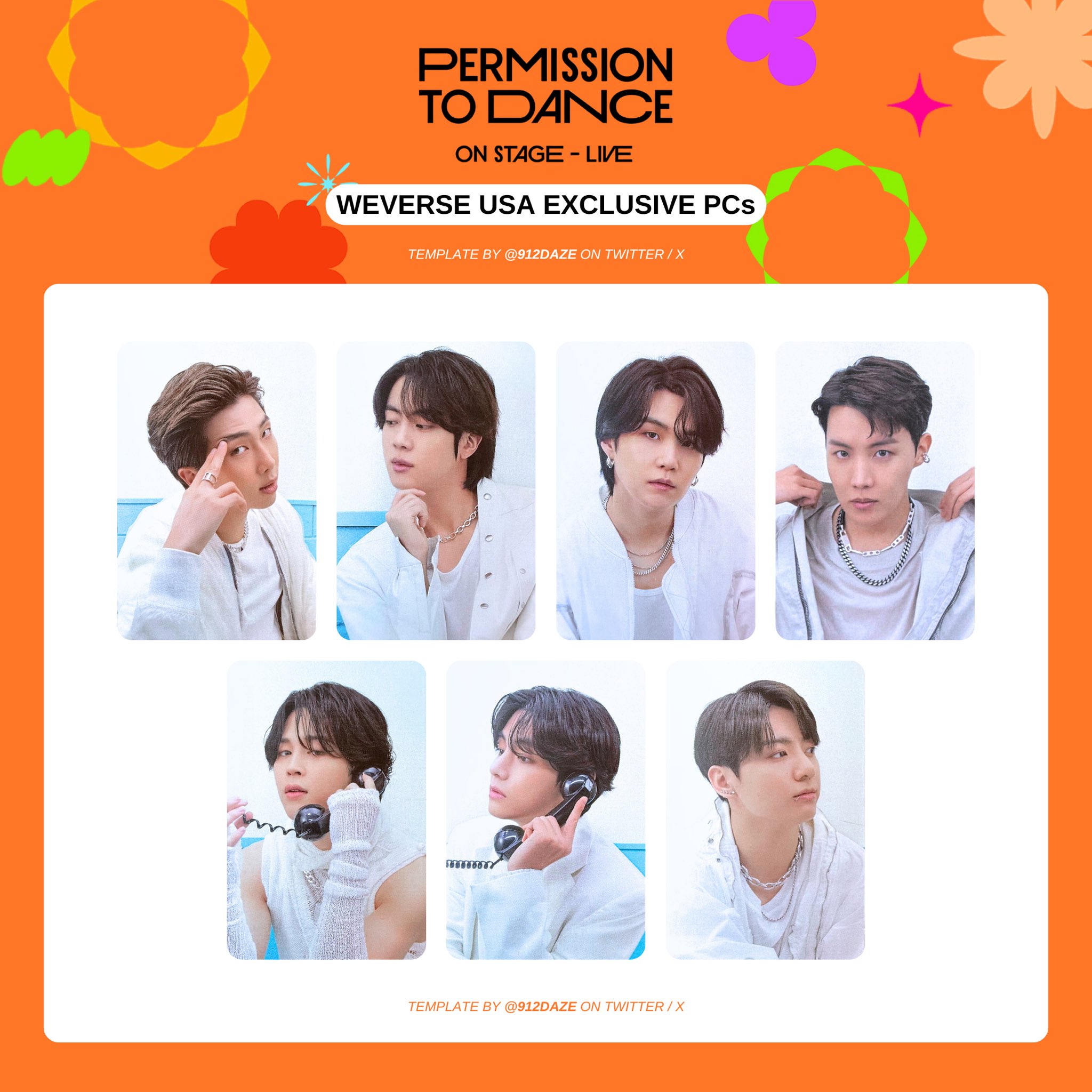 BTS PERMISSION TO DANCE ON STAGE-LIVE weverse USA exclusive 限定 アルバム 特典 店舗特典 フォトカード