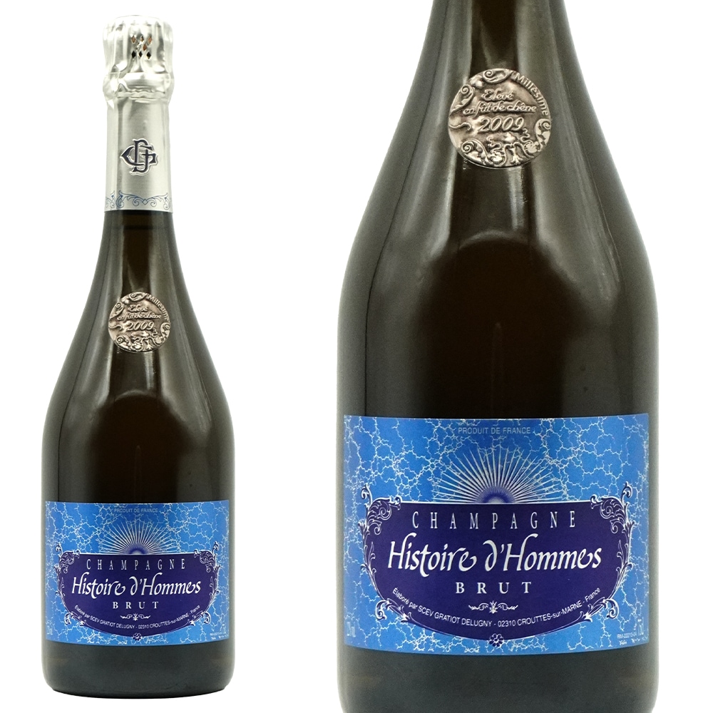 グラシオ ドゥリュニー シャンパーニュ イストワール ドム (男たちの歴史) ブリュット ミレジメ 2009 RM (デヴィッド グラティオ家)Gratiot Delugny Champ