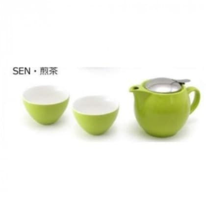ユニバーサルポット ギフトセット (ユニバーサルティーポット3人用+ティーカップワイド×2) ZG-001 SEN