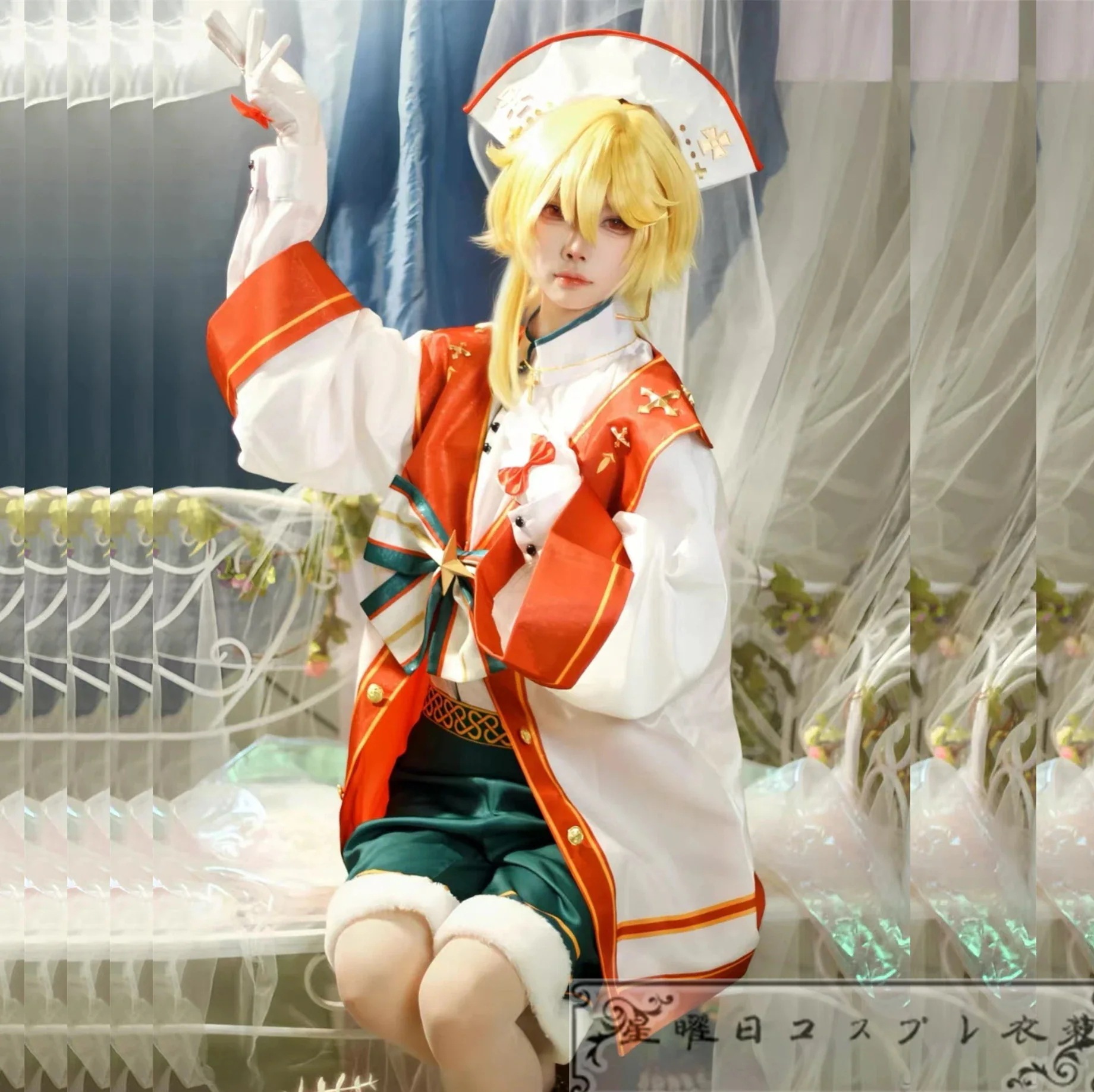 508『24h激安挑戦』 あんスタ キャロル＊白雪と聖夜のスターライトフェスティバル Ra*bits 紫之創 天満光 仁兎なずな 真白友也 コスプレ衣装 コスチューム