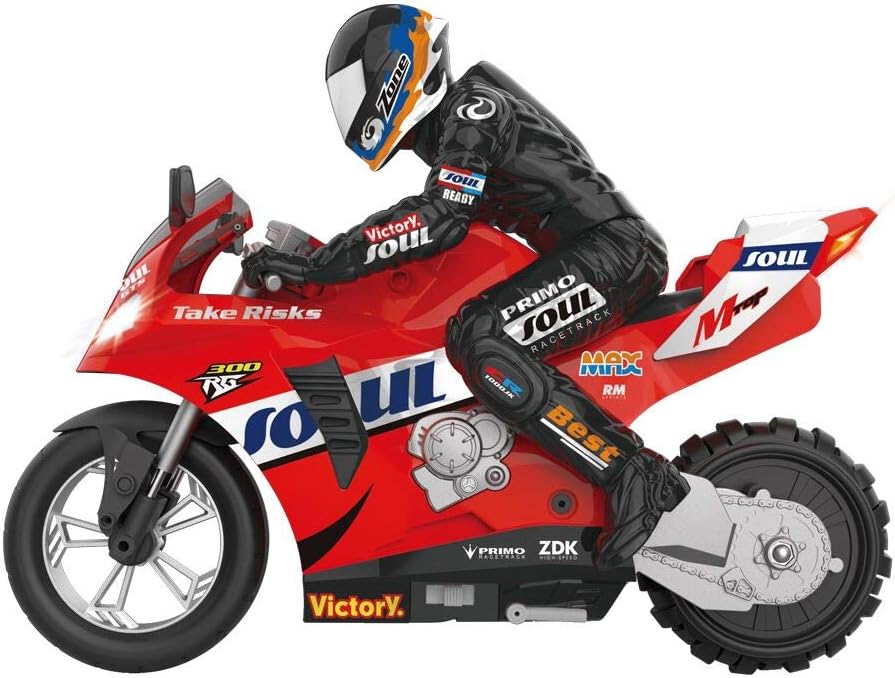 Murakush ラジコンカー RCオートバイ ラジコンオートバイ セルフバランススタントモーターサイクル HC-802 1：6 ロモートコントロールトイ付き アドベンチャー クリスマス 誕生日プレゼ