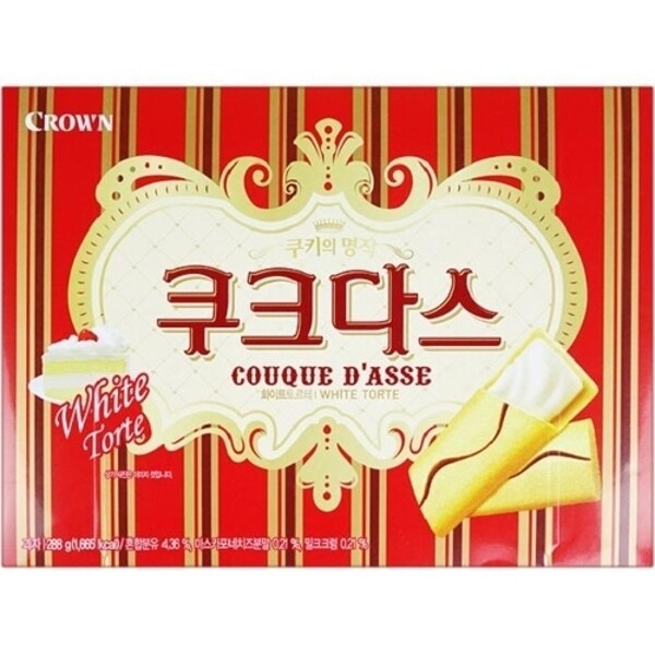 クラウン製菓 ククダス ホワイトトルテ 289gx10無