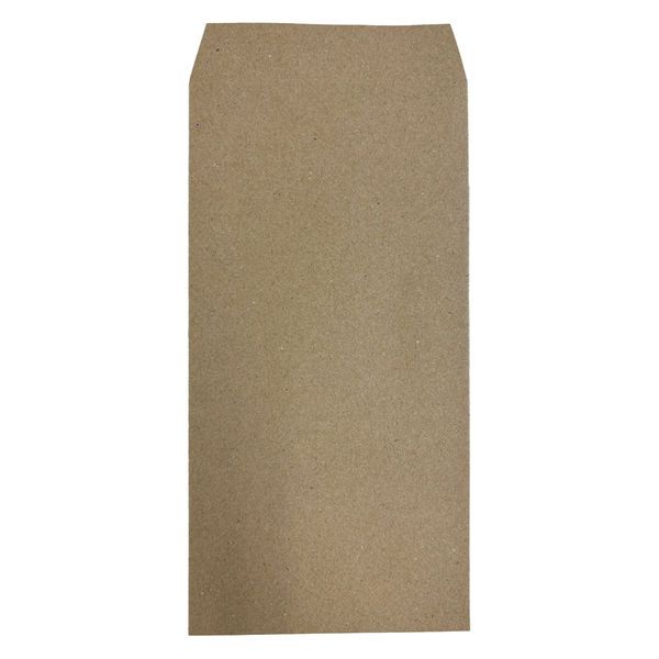 寿堂 長3再生 100%未晒 クラフト封筒100g 1箱（1000枚入） 10604