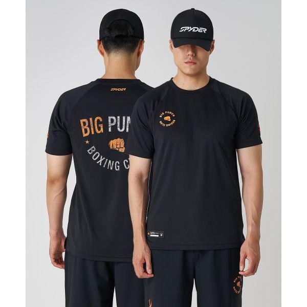 男性 BIG PUNCH BOXING CLUB ロゴ半袖Tシャツ SPJFCNRS205MBLK 659809
