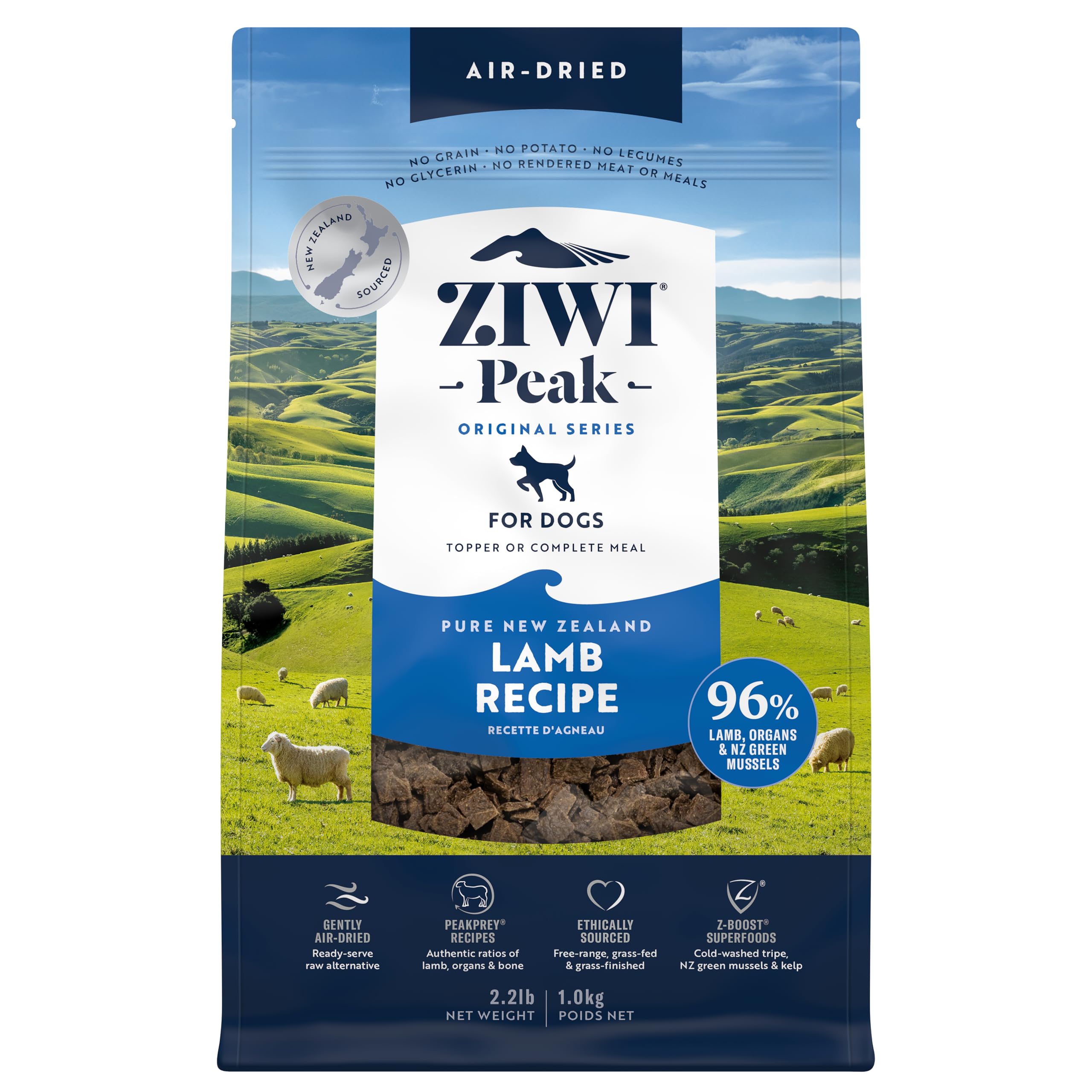 ZIWI エアドライドッグフード ラム 1kg 自然食