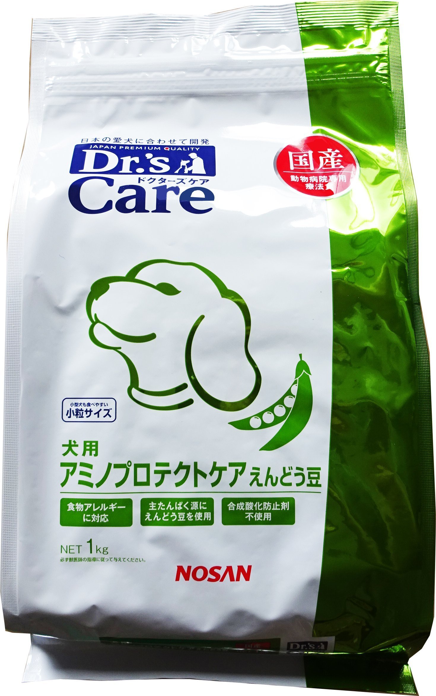 即日発送！ ドクターズケア (Drs CARE) 療法食 犬 アミノプロテクトケア えんどう豆 1kg