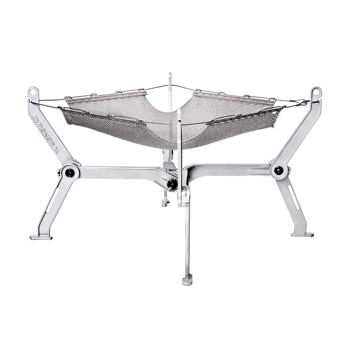 MONORAL (モノラル) コンパクト メッシュ 焚き火台 ワイヤフレーム ソリッド (耐荷重10kg) ステンレスメッシュ仕様 MT-0110