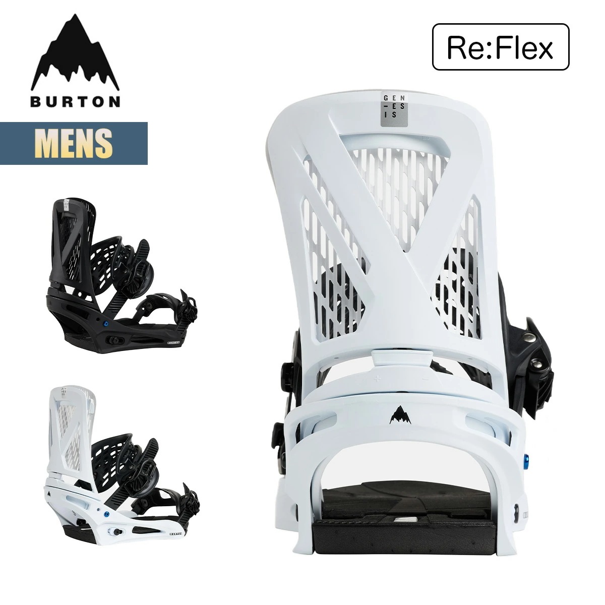 ビンディング メンズ 25-26 ジェネシス リフレックス W26JP-105471 Mens Genesis Re:Flex Snowboard Binding スノーボード バインディング