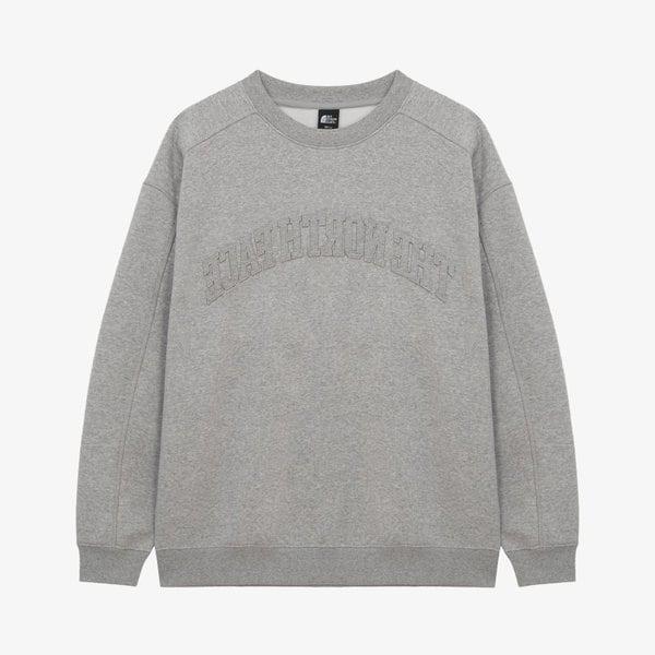 [公式] NM5MR54A 男性キネティックフリーススウェットシャツ MELANGE GREY
