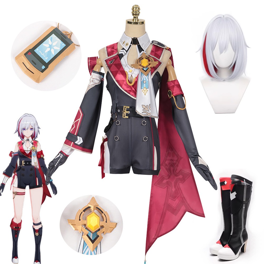 Topa Cos Cosコスチュームスタードーム鉄道クラッシュ2次元ゲームプレイコスプレコスプレコスチューム女性のフルセット-トッパ[フルスーツ]