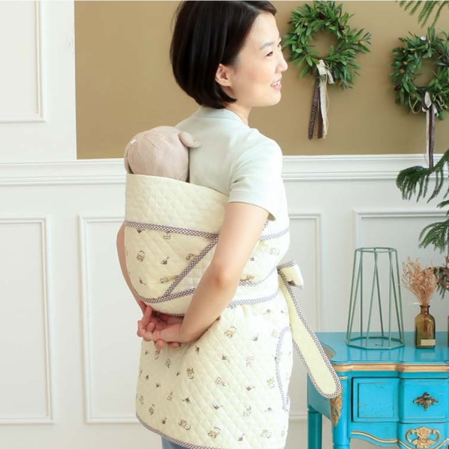 新生児 おんぶ紐 一字型 7部 四季用 出産祝い
