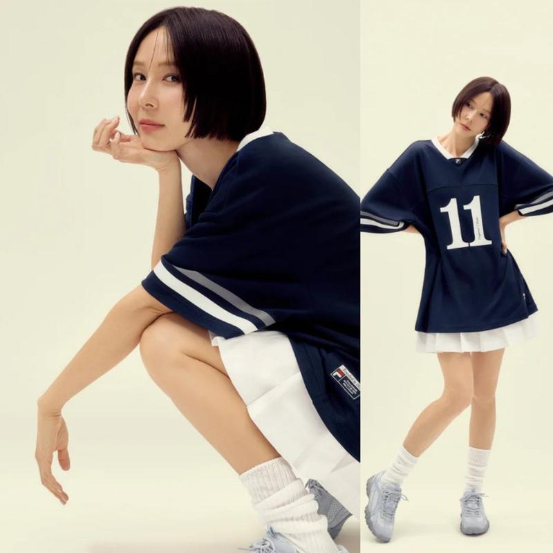 （キム·ナヨン着用）男女共用メッシュ半袖Tシャツ -FS262RS01X014 (3colors)