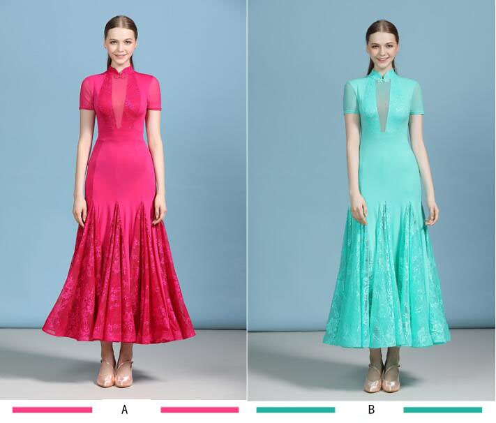 「 社交ダンス専用」ダンス ドレス 優雅 演出服競技用 ワルツドレス 高級感 エレガント 人気 ステ 7,022円