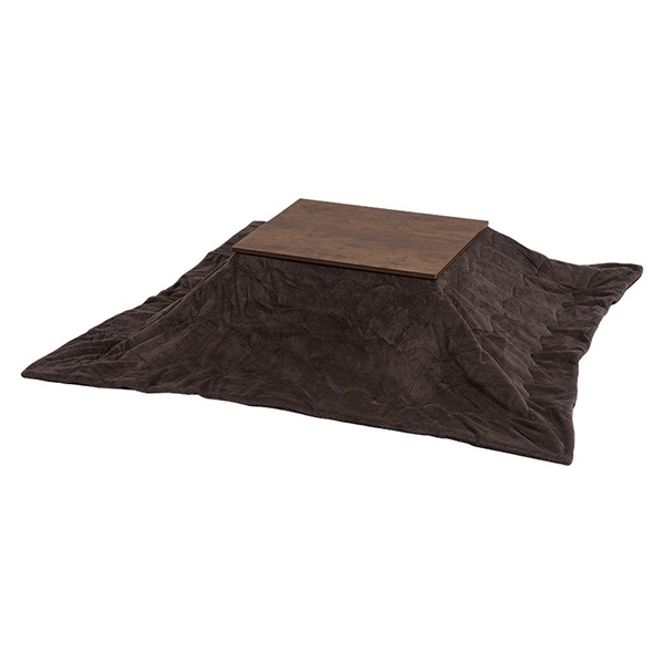 アルテナ7560 + ビケ7560BR こたつ + うす掛け布団 2点セット ダーク