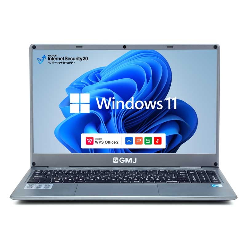 [新品]Windows11 Office機能搭載　薄型 15.6インチ ノートパソコン/ SSD256GB/メモリ8GB/WIFI/HDMI/USB/USB3.0/FullHD
