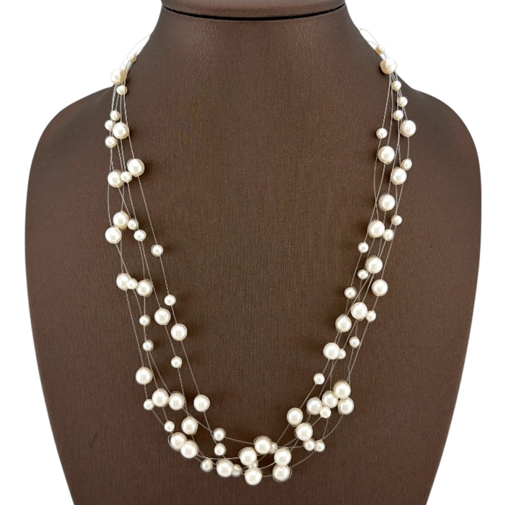 タサキ ネックレス 18金 K18イエローゴールド アコヤパール TASAKI 中古 美品