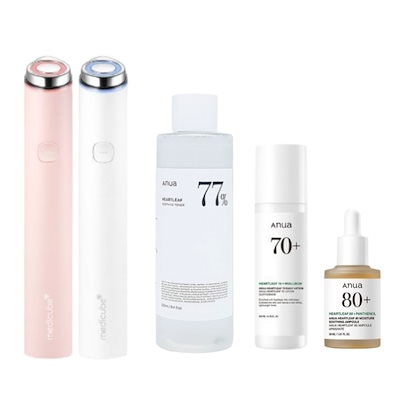 【完全未使用】アヌア 美容液 4種セット☆ Qoo10] アヌア 【4点セット】美顔器んブースターミニ+a : スキンケア