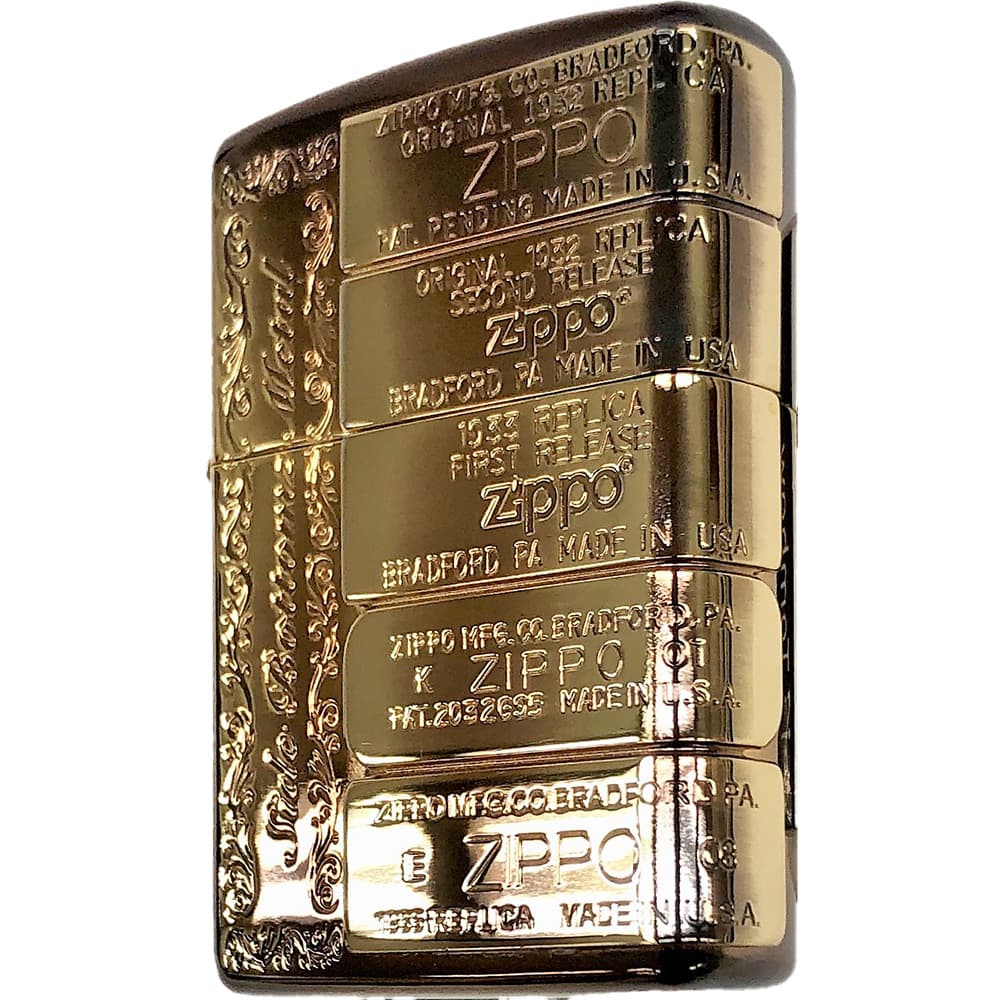 ZIPPO ジッポー ジッポライター ボトムデザイン サイドメタル 両面加工 ボトムスタンプ BM-333BGI