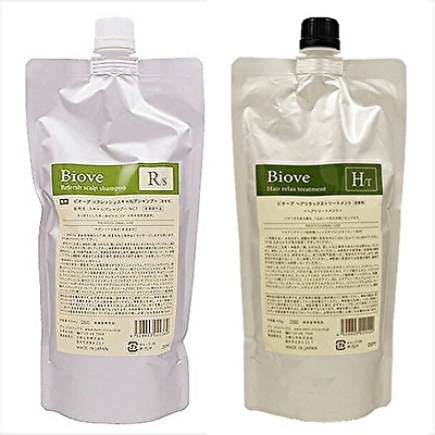 【2点セット】デミ　ビオーブ リフレッシュスキャルプシャンプー450ml＋ヘアリラックストリートメント450g （詰替え） BC-T Z-1