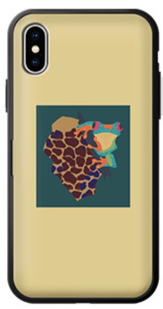 アフリカのスクエアフロック カード収納バンパーケース iphone 6/7/8/X/11 PRO MAX 携帯ケース スマートフォン